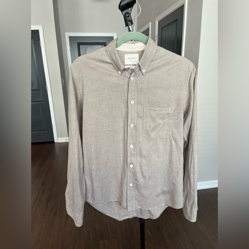 Billy Reid brushed cotton Tuscumbia shirt